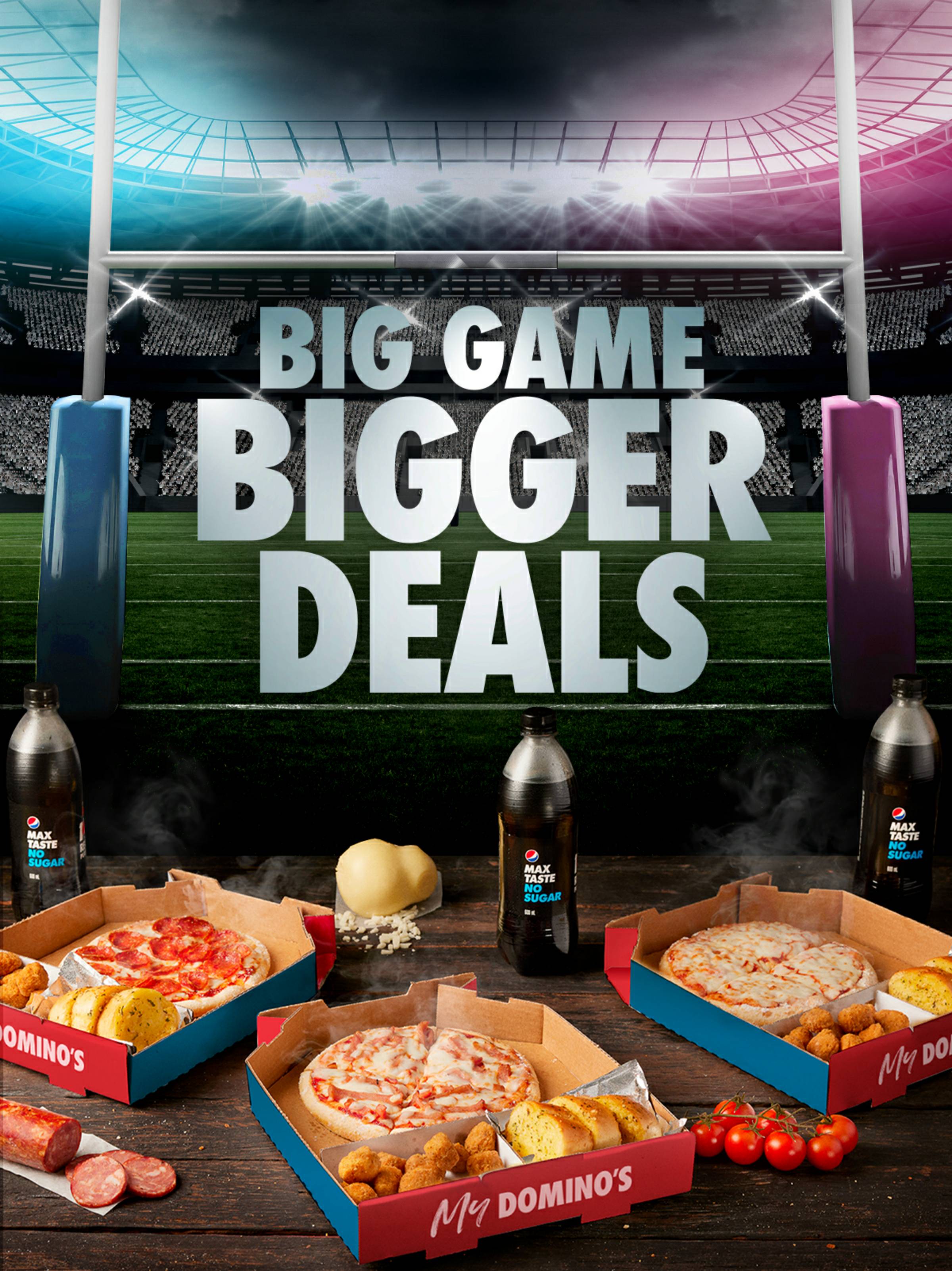 Domino's - Domino’s Big Game Deal 3×3 $44 Delivered