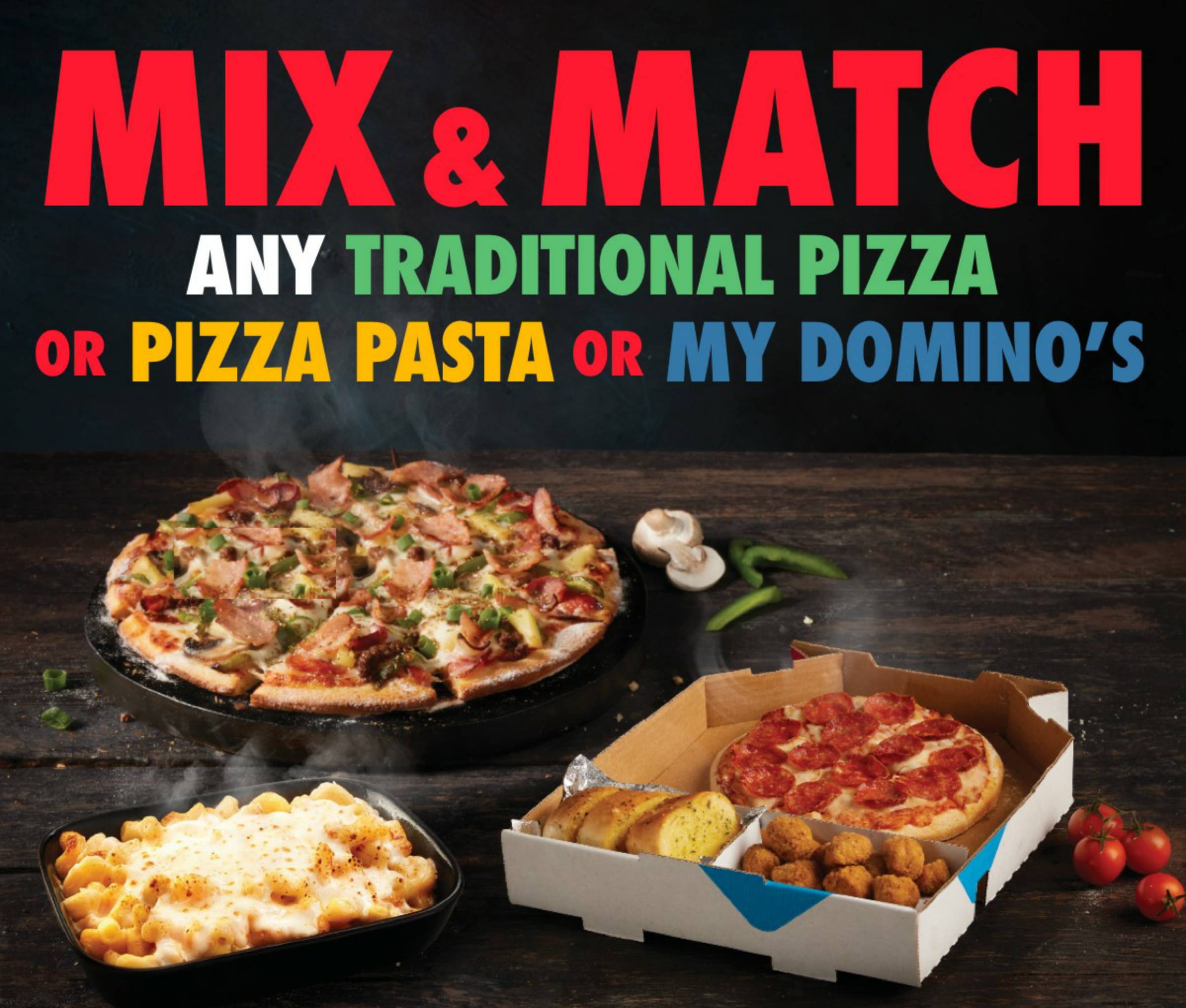 Domino's - Domino’s Mix and Match $15 Delivered