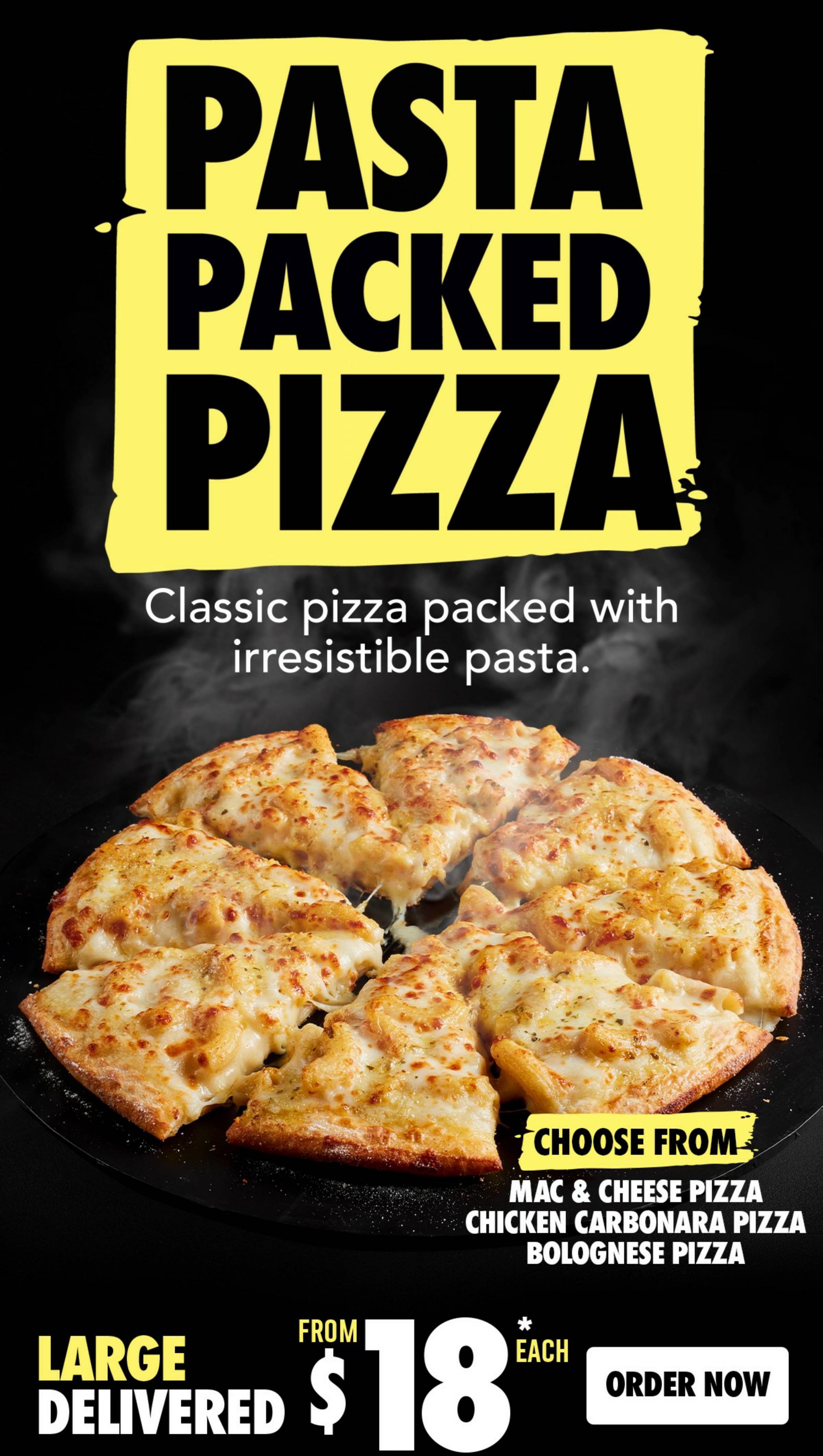 Domino's - Domino’s Pasta Packed Pizza $18 Delivered